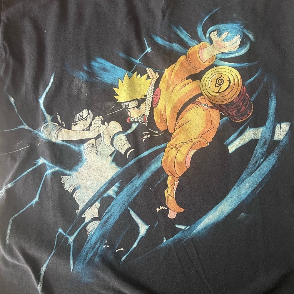 2002 Naruto Sasuke Shonen Jump Tee Shirt